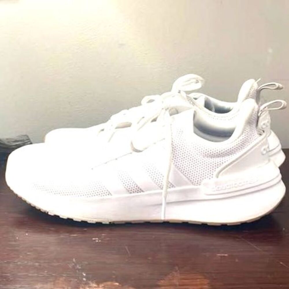 adidas Racer TR21 Cloudfoam Comfort White Gum US 9 Men's Sneaker GX4208